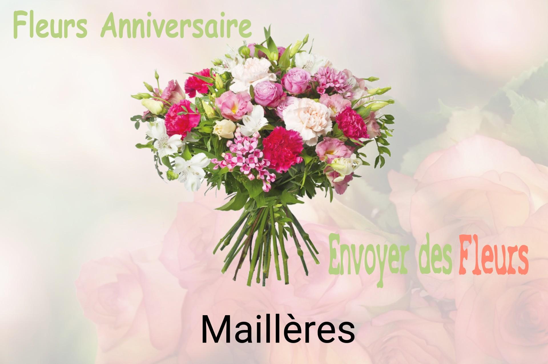 Bouquet de fleurs d’anniversaire livré à Maillères