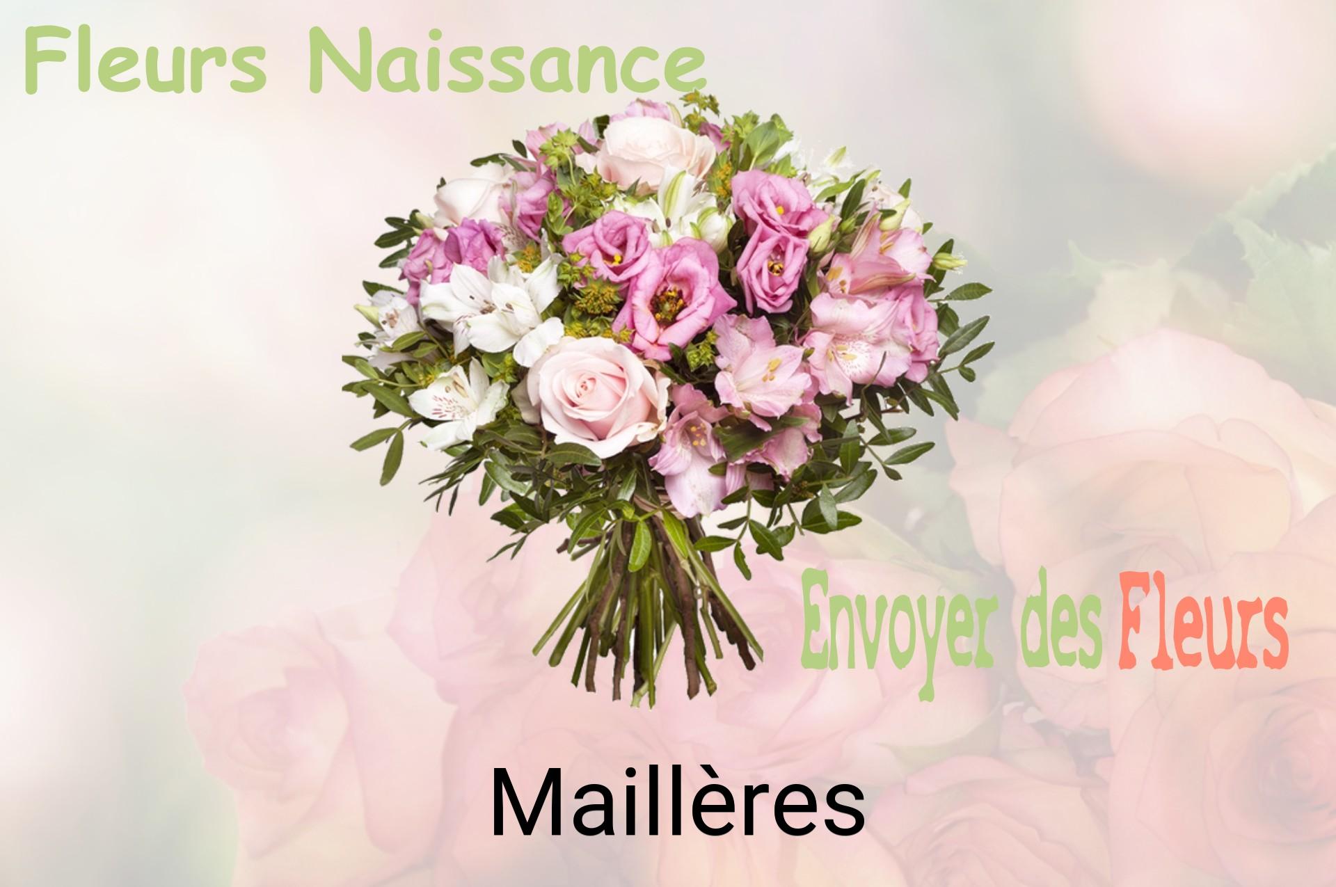 Bouquet de fleurs de naissance livré à Maillères